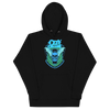 MERCHMOMENT Ozzy Osbourne Neon Blue Bat Classic Hoodie [Apparel] by Rock Band Apparel
