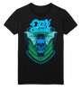 MERCHMOMENT Ozzy Osbourne Neon Blue Bat Jumbo Print T-Shirt [Apparel] by Rock Band Apparel