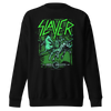 MERCHMOMENT Slayer Neon Hell Awaits Jumbo Print Sweatshirt [Apparel] by Rock Band Apparel