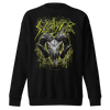 MERCHMOMENT Slayer Ram Horns Jumbo Print Sweatshirt [Apparel] by Rock Band Apparel