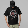 MERCHMOMENT Slayer Sword Logo Jumbo Print T-shirt [Apparel] by Rock Band Apparel