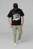 MERCHMOMENT Thin Lizzy - Black Rose Jumbo Print T-Shirt [Apparel] by Rock Band Apparel