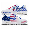 "Stand With Israel" Nike Air Max 90 Shoes by Stadium Custom Kicks