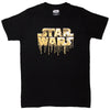 Star Wars Gold Drip Logo [T-Shirt] by Rock Band Apparel