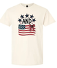 Stars & Stripes Gildan Softstyle Graphic Tee by Ocean & 7th