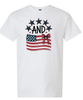 Stars & Stripes Gildan Softstyle Graphic Tee by Ocean & 7th