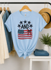 Stars & Stripes Gildan Softstyle Graphic Tee by Ocean & 7th