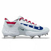 "Stars and Stripes" Nike Alpha Huarache Elite 4 Low Cleats by Stadium Custom Kicks