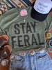 Stay Feral Graphic Tee by Wild Junkie