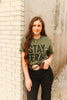Stay Feral Graphic Tee by Wild Junkie