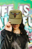 Steer Skull Patch Trucker Hat by Wild Junkie