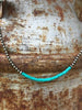 Sterling Silver Azure Soul Heishi Beaded Necklace by Wild Junkie