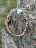 Sterling Silver Desert Sunset Shell Heishi Bead Bracelet by Wild Junkie