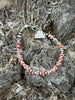 Sterling Silver Desert Sunset Shell Heishi Bead Bracelet by Wild Junkie