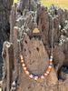 Sterling Silver Desert Sunset Spiny Oyster Chain Choker by Wild Junkie