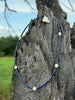 Sterling Silver Lapis Pearl Star Beaded Necklace by Wild Junkie