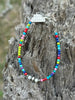 Sterling Silver Prism And Pearl Bracelet by Wild Junkie