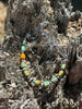 Sterling Silver Sage Canyon Stone Beaded Chain Necklace by Wild Junkie