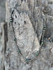 Silver Beads Turquoise Flats Beaded Necklace by Wild Junkie