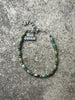Sterling Silver Wild Spur Turquoise Beaded Bracelet by Wild Junkie