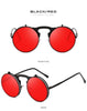 Stlylish And Attractive Long Keeper Sunglasses New Flip Sun Glasses For Men & Women Double Lens Clear Alloy Frame Eyewear Eyeglasses Colourfull Design by Stevvex