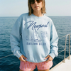 Newport Sailing Club Sweatshirt – Coastal Preppy Crewneck by Hey Jude Graphic Tees