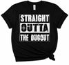 Straight Outta the Dugout Tee by Gameday Customs