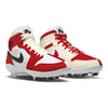 "Strawberry Cream Mismatch" Jordan 1 Retro Cleats by Stadium Custom Kicks