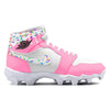 "Strawberry Frosted" Jordan 1 Kids' Multisport Cleats by Stadium Custom Kicks