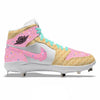 "Strawberry Waffle Cone" Jordan 1 Retro Cleats by Stadium Custom Kicks