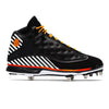 "Stripes" Jordan 13 Retro Cleats by Stadium Custom Kicks