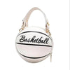 Stunning Ball Purses For Teenagers And Women Stylish Shoulder Bags, Crossbody Chain Hand Bags Personalit Leather Pink Basketball Bag For Females by Stevvex