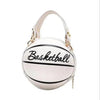 Stunning Ball Purses For Teenagers And Women Stylish Shoulder Bags, Crossbody Chain Hand Bags Personalit Leather Pink Basketball Bag For Females by Stevvex