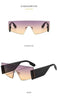 Stylish Big Rimless Classic Sunglasses In Square Shape For Women & Men New Oversize & Retro Style Sunglasses Rectangle Shape Eyewear Shades Oversized Fashion Sunglasses For Women by Stevvex