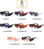 Stylish Big Rimless Classic Sunglasses In Square Shape For Women & Men New Oversize & Retro Style Sunglasses Rectangle Shape Eyewear Shades Oversized Fashion Sunglasses For Women by Stevvex