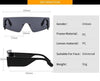 Stylish Big Rimless Classic Sunglasses In Square Shape For Women & Men New Oversize & Retro Style Sunglasses Rectangle Shape Eyewear Shades Oversized Fashion Sunglasses For Women by Stevvex
