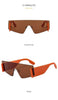 Stylish Big Rimless Classic Sunglasses In Square Shape For Women & Men New Oversize & Retro Style Sunglasses Rectangle Shape Eyewear Shades Oversized Fashion Sunglasses For Women by Stevvex