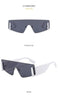Stylish Big Rimless Classic Sunglasses In Square Shape For Women & Men New Oversize & Retro Style Sunglasses Rectangle Shape Eyewear Shades Oversized Fashion Sunglasses For Women by Stevvex