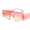 Stylish Big Rimless Classic Sunglasses In Square Shape For Women & Men New Oversize & Retro Style Sunglasses Rectangle Shape Eyewear Shades Oversized Fashion Sunglasses For Women by Stevvex