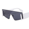Stylish Big Rimless Classic Sunglasses In Square Shape For Women & Men New Oversize & Retro Style Sunglasses Rectangle Shape Eyewear Shades Oversized Fashion Sunglasses For Women by Stevvex