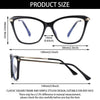 Stylish Eyeglasses Glasses Clear Lens Blue Light Blocking Glasses Women Men Fashion Cat Eye Glasses Computer Gaming Eyeglasses Eye Protection Eyewear by Stevvex
