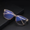 Stylish Eyeglasses Glasses Clear Lens Blue Light Blocking Glasses Women Men Fashion Cat Eye Glasses Computer Gaming Eyeglasses Eye Protection Eyewear by Stevvex