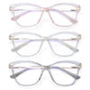 Stylish Eyeglasses Glasses Clear Lens Blue Light Blocking Glasses Women Men Fashion Cat Eye Glasses Computer Gaming Eyeglasses Eye Protection Eyewear by Stevvex