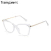 Stylish Eyeglasses Glasses Clear Lens Blue Light Blocking Glasses Women Men Fashion Cat Eye Glasses Computer Gaming Eyeglasses Eye Protection Eyewear by Stevvex