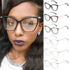 Stylish Eyeglasses Glasses Clear Lens Blue Light Blocking Glasses Women Men Fashion Cat Eye Glasses Computer Gaming Eyeglasses Eye Protection Eyewear by Stevvex