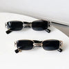 Stylish Fashionable Women Sunglasses Trending & Luxury Square Popular Design Men Glasses New Vintage Metal Black Comfortable Lenses Outdoor Travel Driving Sunglasses by Stevvex