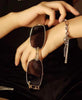 Stylish Fashionable Women Sunglasses Trending & Luxury Square Popular Design Men Glasses New Vintage Metal Black Comfortable Lenses Outdoor Travel Driving Sunglasses by Stevvex