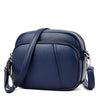 Stylish Soft Leather Women's Cross-body Bags Shoulder Bag Small Casual with Detachable Adjustable Strap Large Capacity by Stevvex