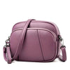 Stylish Soft Leather Women's Cross-body Bags Shoulder Bag Small Casual with Detachable Adjustable Strap Large Capacity by Stevvex