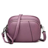 Stylish Soft Leather Women's Cross-body Bags Shoulder Bag Small Casual with Detachable Adjustable Strap Large Capacity by Stevvex